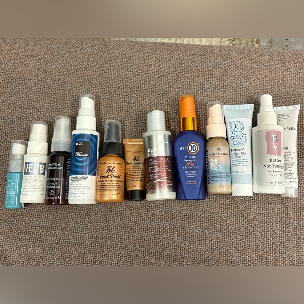 12 Pieces Hair Sample Bundle